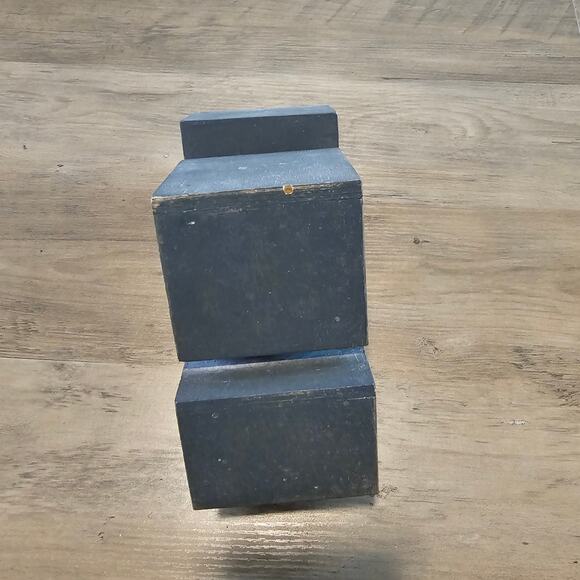 Vintage Cat Wood House Container 3 Pull Out Drawers Kitty 90s Cottage Retro - Picture 9 of 14